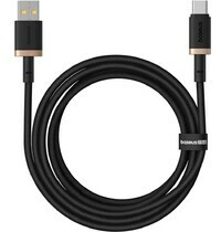 Cáp Baseus Dura Series USB-A to C Vàng Đen
