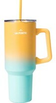 Ly giữ nhiệt La Fonte 1200ml 012317-ORA Vàng/ Xanh