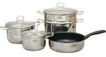 Bộ nồi chảo inox 8 món Green Cook GCS241-T1