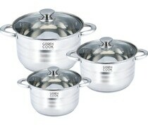 Bộ nồi inox 201 5 đáy Green Cook GCS251-T1