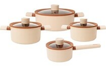 Bộ nồi phủ sứ Elmich Mocha EL5243MC04