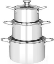 Bộ nồi inox đa lớp Green Cook GCS256-T1