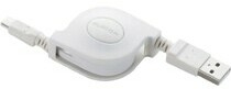 CÁP MICRO USB 2A 0.7M ELECOM MPA-AMBR2U07WH