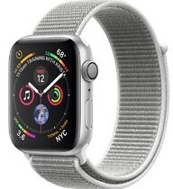 APPLE WATCH SERIES 4 40MM SILVER - SEASHELL SPORT LOOP