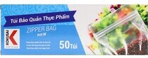 Túi zipper Kokusai - size M50 (18cmx21cm)
