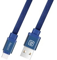 Cáp Recci Type-C Canvas (Xám) - 1m