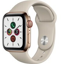 Apple Watch S5 GPS + Cellular 40mm viền thép, dây cao su MWX62VN/A