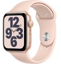 Apple Watch SE GPS 44mm Vỏ nhôm Dây cao su Hồng