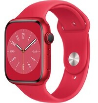 Apple Watch S8 GPS 45mm viền nhôm dây silicone Đỏ MNP43VN/A