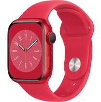 Apple Watch S8 GPS 41mm viền nhôm dây silicone Đỏ MNP73VN/A