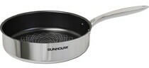 Chảo Inox 3 lớp Ultra Titanium Sunhouse 26cm STI26M