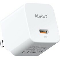 Củ sạc nhanh Aukey PD 30W PA-Y30s 1 cổng Trắng