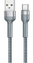 Cáp sạc Type C Remax RC124A Xám