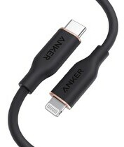 Cáp sạc Type-C to Lightning Anker PowerLine III Flow A8662 Đen