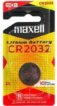 Pin tròn Lithium 3V vỉ 1 viên Maxell CR2032