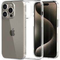 Ốp lưng iPhone 15 Pro Mipow trong suốt Tempered PS15C-CR