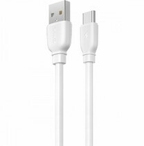 Cáp sạc nhanh Remax USB to Type C RC-138A Trắng