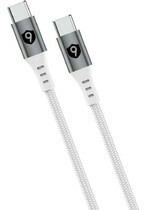 Cáp 9Fit USB-C to USB-C 1M 9FCA001W Trắng