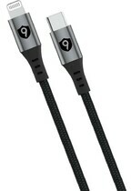 Cáp 9Fit USB-C to Lightning 1M 9FCA002B Đen