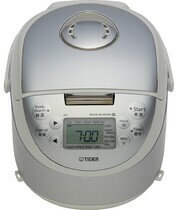 Nồi cơm điện tử cao tần Tiger 0.5 lít JPF-A55W Xám