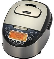 Nồi cơm điện tử cao tần Tiger 1 lít JKT-F10W Xám Đen