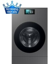 Giặt sấy bơm nhiệt Samsung Bespoke AI Heatpump 25/15kg WD25DB8995BZSV