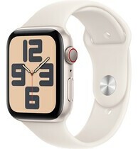 Apple Watch SE GPS Cellular 44mm Starlight Aluminium Starlight Sport Band M/L