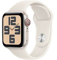 Apple Watch SE GPS Cellular 40mm Starlight Aluminium Starlight Sport Band M/L