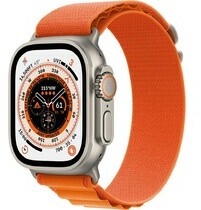 Apple Watch Ultra LTE 49mm viền Titanium dây Orange Alpine Loop size M MQFL3VN/A