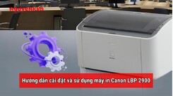 Cài đặt máy in Canon 2900 trên máy tính Windows