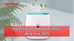 top 9 máy lọc không khí sharp