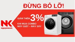 GIẢM THÊM 3% KHI MUA COMBO MÁY GIẶT – MÁY SẤY