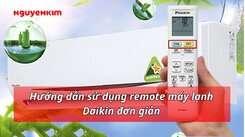 Hướng dẫn chỉnh remote máy lạnh Daikin