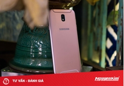 Trên tay Galaxy J7 Pro phiên bản màu hồng