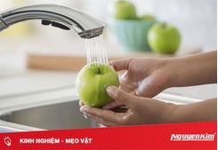 Cách loại bỏ lượng thuốc trừ sâu trên bề mặt vỏ trái cây