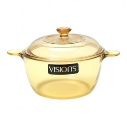 Bộ Nồi Inox, Bộ Nồi Thủy Tinh: NỒI THỦY TINH VISIONS 1.5L VS-1.5