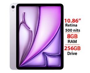 iPad Air M2 10.86 inch Wifi Cellular 256GB MUXL3ZA/A Tím | Nguyễn Kim