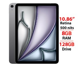 Máy tính bảng iPad Air M2 10.86 inch Wifi 128GB MUWC3ZA/A Xám