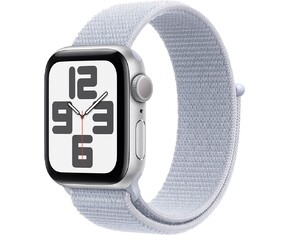 Apple Watch SE GPS 40mm Silver Aluminium Case with Blue Cloud