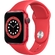 Apple Watch S6 GPS 40mm vỏ nhôm dây cao su Đỏ mặt nghiêng trái