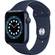Apple Watch S6 GPS 44mm vỏ nhôm dây cao su Xanh Lam mặt nghiêng trái
