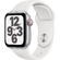 Apple Watch SE LTE 40mm Vỏ nhôm Dây cao su Trắng mặt nghiêng trái