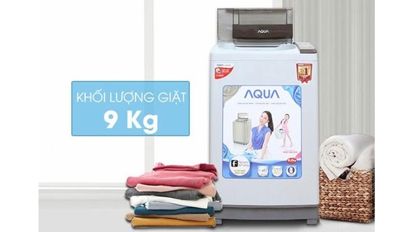 Top máy giặt Aqua 9 kg cho gia đình bạn