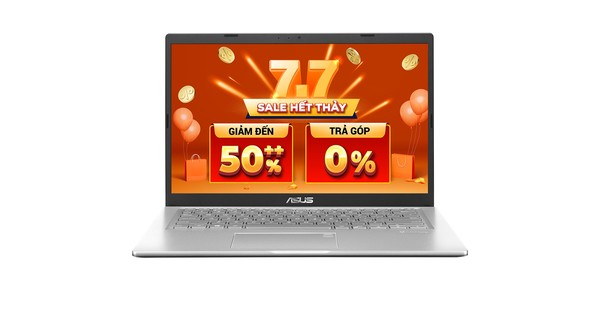 Laptop Asus Vivobook X415EA-EB640W i5-1135G7 mặt chính diện
