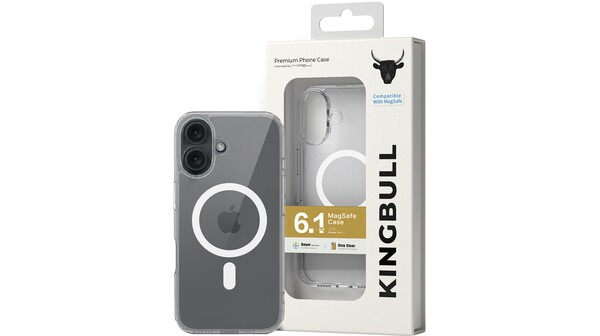 Ốp lưng Mipow MagSafe cho iPhone 16 Transparent