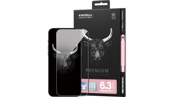 Miếng dán cường lực Mipow Kingbull HD Premium Silk cho iPhone 16 Pro