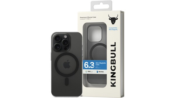 Ốp lưng Mipow Premium Slim Case cho iPhone 16 Pro Black Matt Black Magsafe