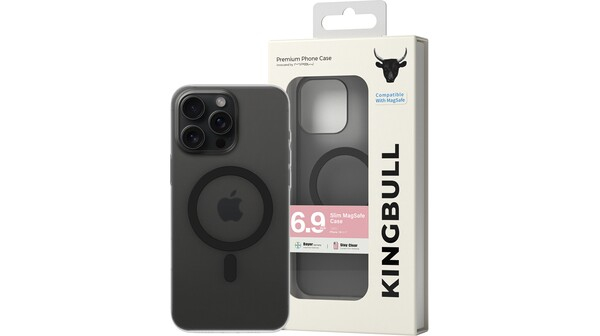 Ốp lưng Mipow Premium Slim Case cho iPhone 16 Promax Black Matt Black Magsafe