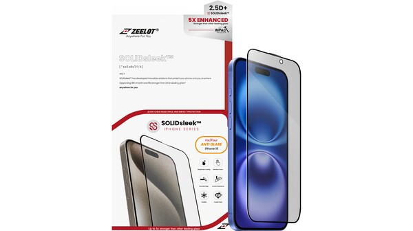 Miếng dán cường lực chống nhìn trộm Zeelot (2.5D ) Solidsleek Iphone 16