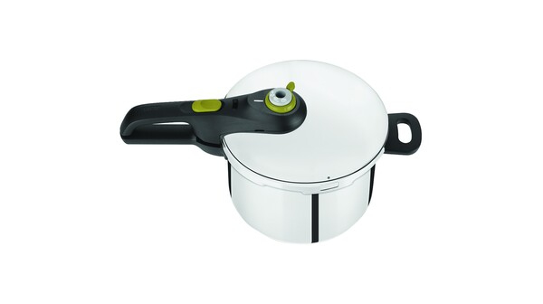 Nồi áp suất inox cao cấp 6 lít Tefal Secure Trendy P2580702 có khay hấp